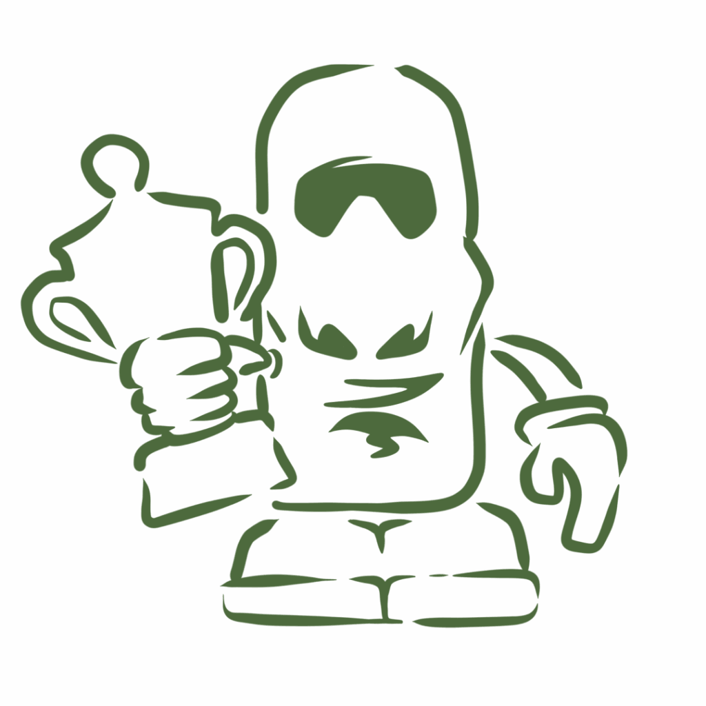 Blog Heads Logo holding trophy to represent case study writers service